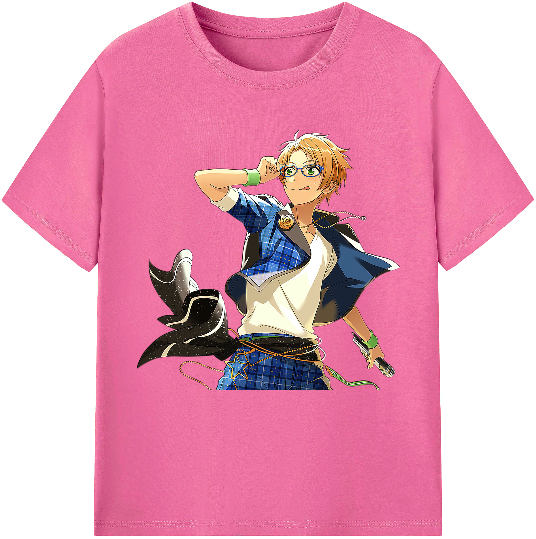 （画像用） あんさんぶるスターズ! Ensemble Stars レディースカジュアルプリントTシャツ（綿100％）